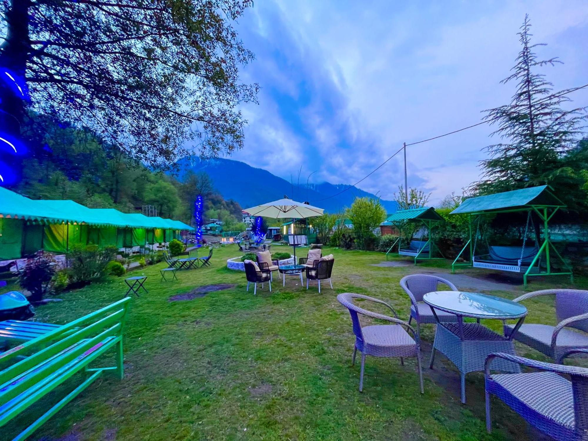 Himalayan Riverside Swiss Cottage Tents, Manali Екстериор снимка